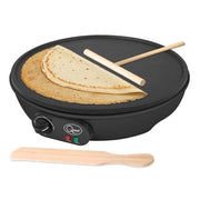Quest 12" Electric Pancake Crepe Maker Non-Stick Hot Plate 220°C Spreader