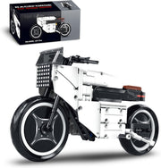 517 PCS Futuristic Motorcycle Model Kit with Full Instructions & Display Ready