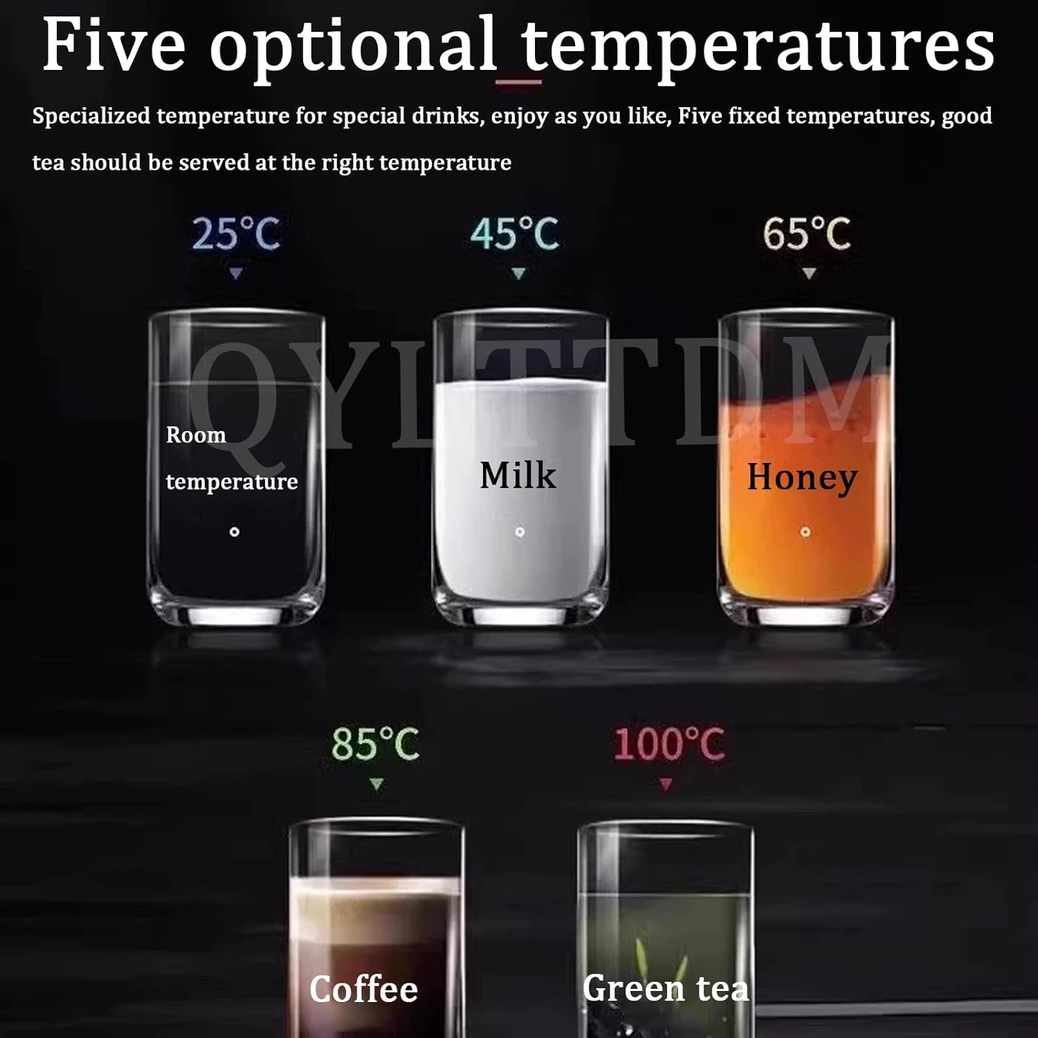 Hot Cold Water Dispenser Wall Mounted Child Lock Touch Screen Commercial