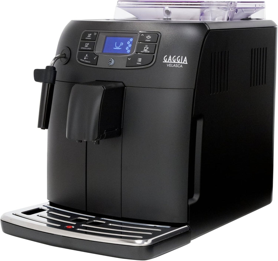 Automatic Bean-to-Cup Coffee Machine 1400W Steam Wand Front Tank Black