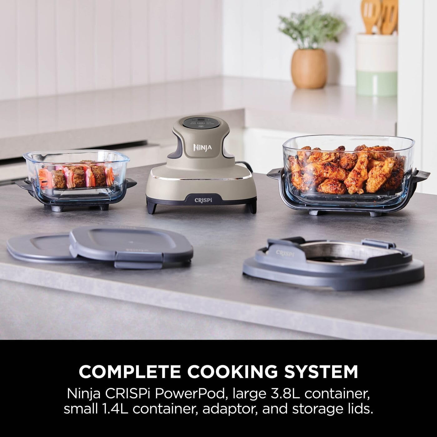 3.8L Air Fryer 4-in-1 Multifunction Oven, Roasts, Recrisp, Dishwasher Safe