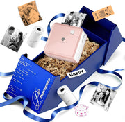 Mini Bluetooth Photo Sticker Printer 300DPI Pink