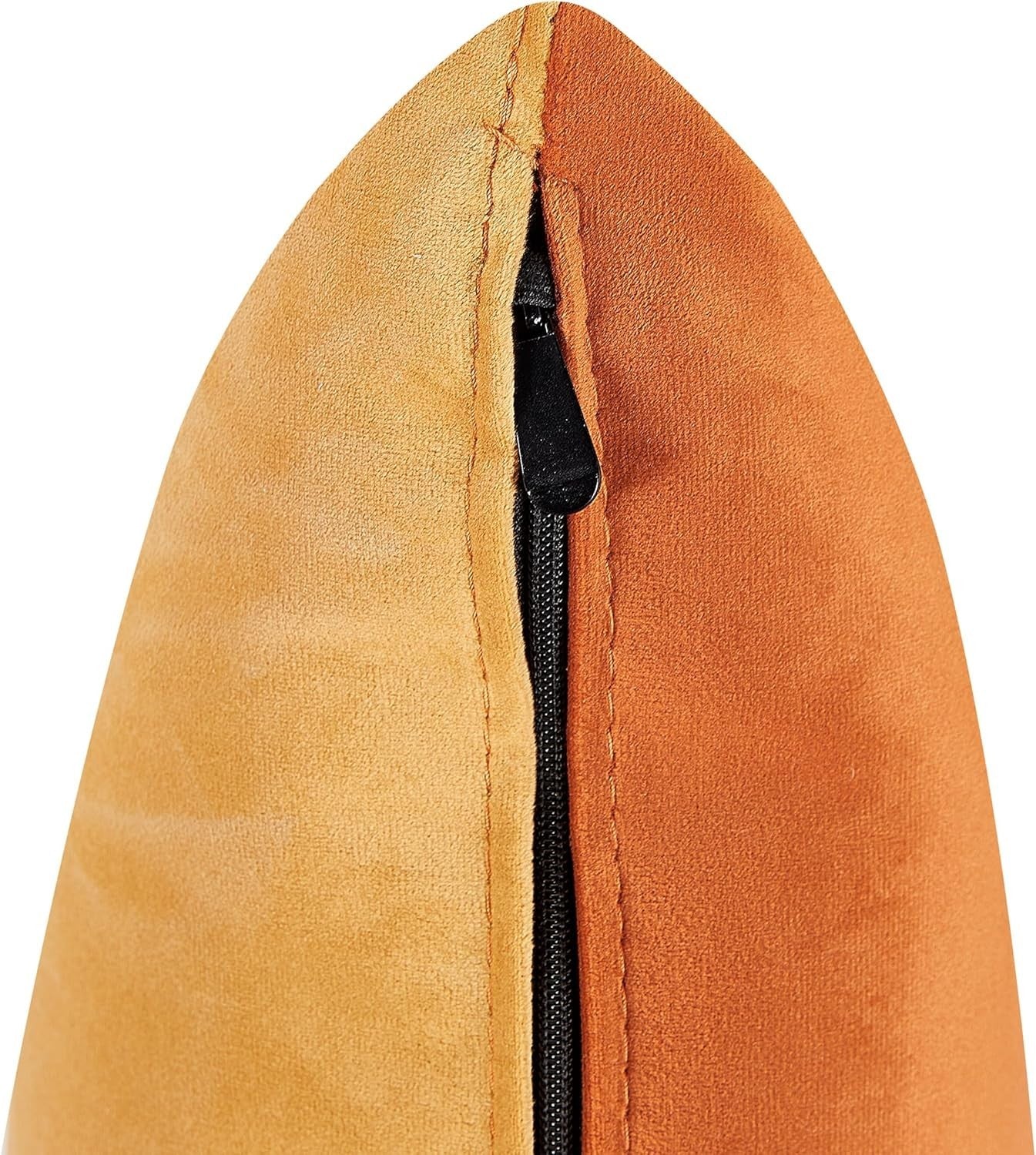 Velvet Chaise Lounge Sofa Orange | Thick Padding, Tufted Back, 79cm Deep