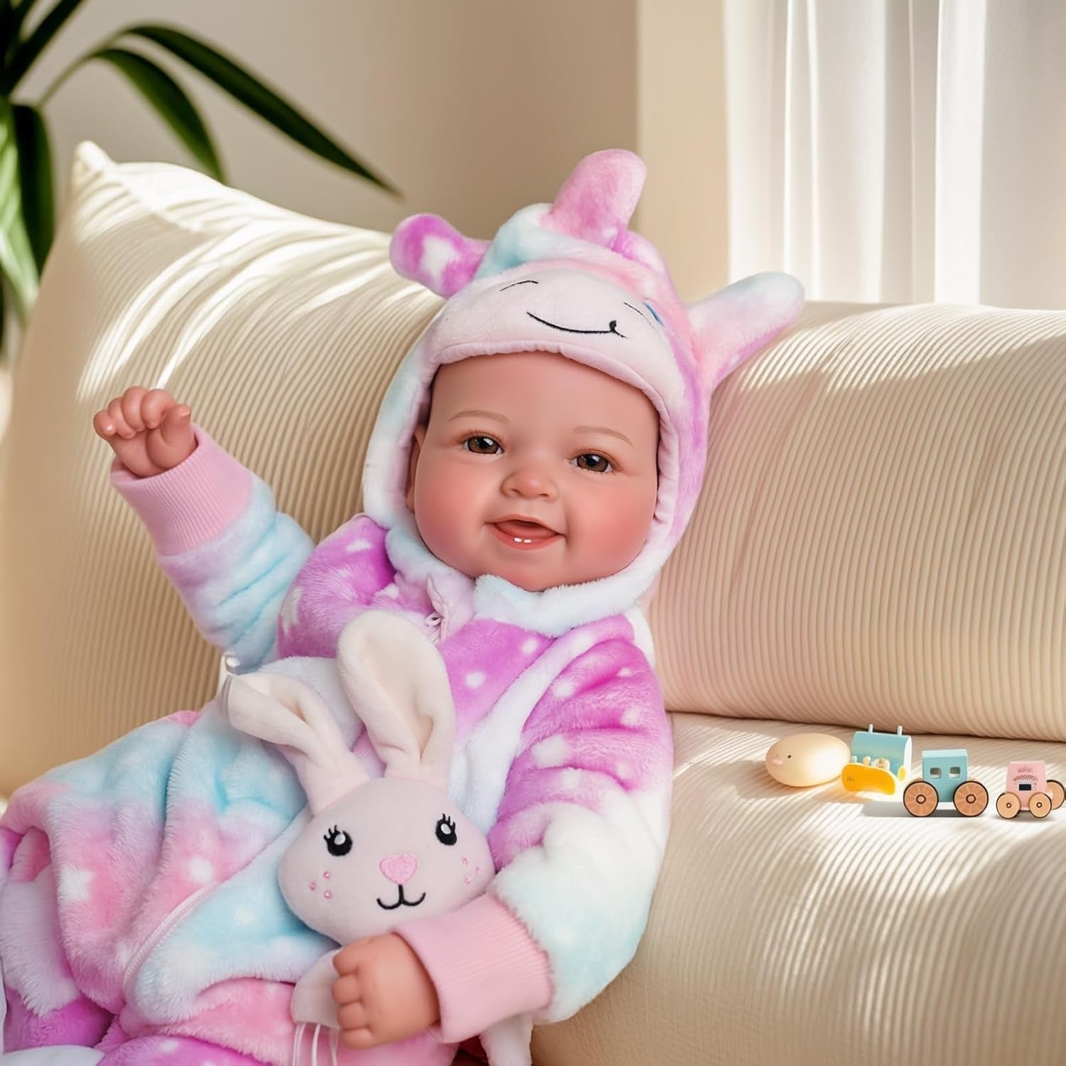 17 Inch Lifelike Baby Doll Soft Body Realistic Newborn Toy Gift