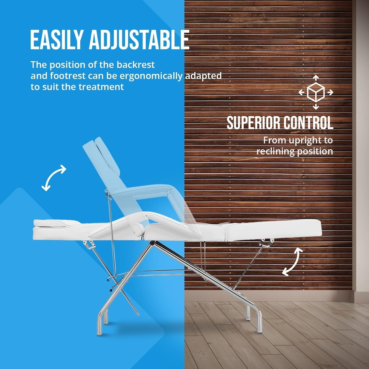 Adjustable Beauty Bed Massage & Tattoo Station Foldable Therapy Table