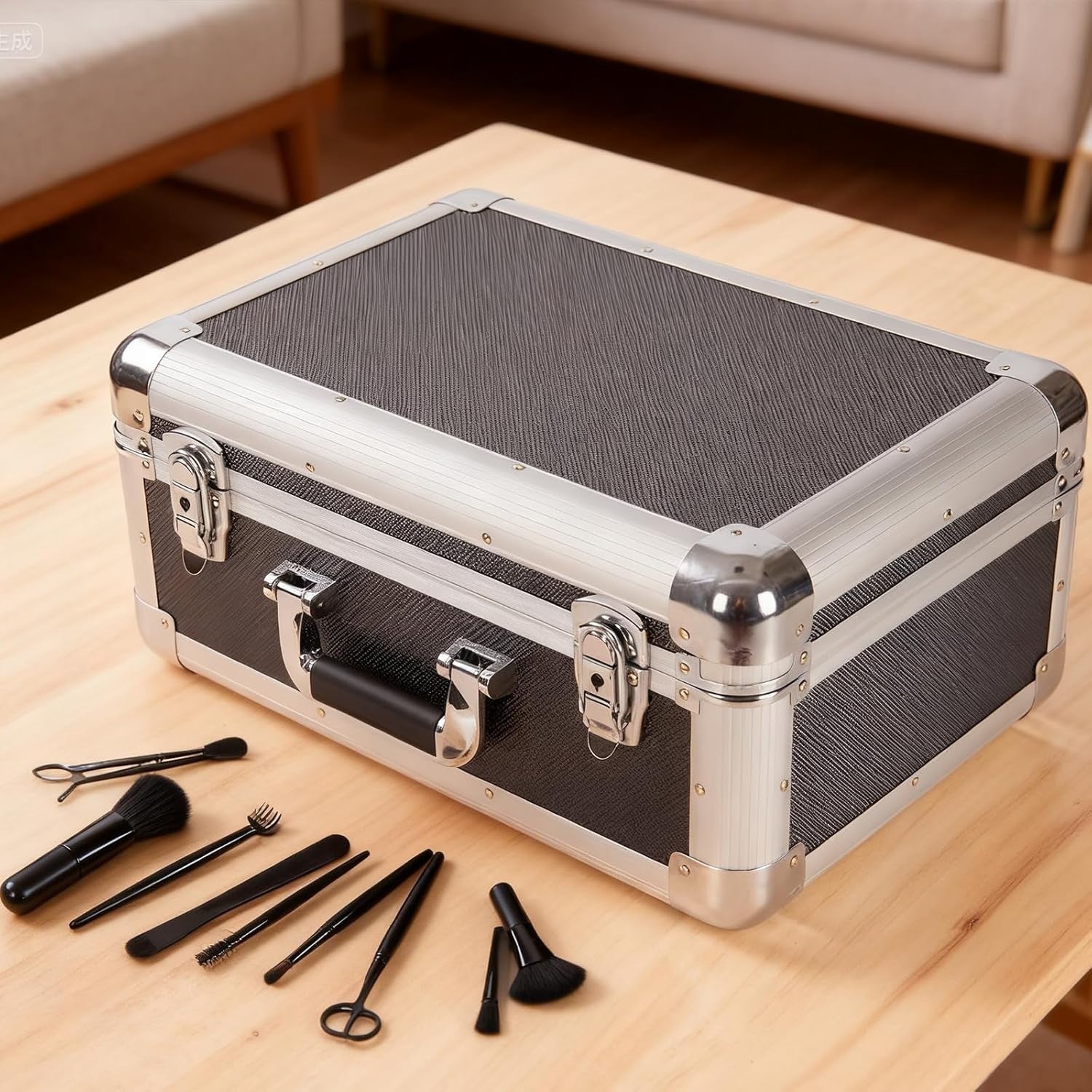 60 CD DVD Storage Case Aluminium Lockable Portable Media Carry Box