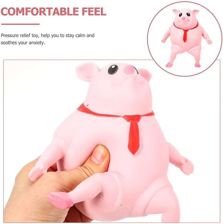 Large Stress Pig Squishy Toy Pink Anti Stress Funny Animal Fidget