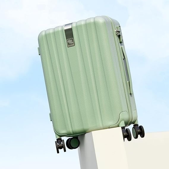 24” Expandable Hard Shell Checked Suitcase Spinner Wheels Lock