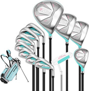 Ladies Right Hand Complete Golf Club Set 12 Piece Lightweight Forgiving