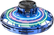 Abree Mini UFO Drone Spinner with RGB Lights – Hand Operated USB Rechargeable