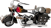 Vintage Style Motorcycle Model with Authentic Details & Classic Design