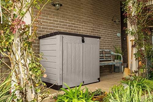 Outdoor Storage Shed 1200L Heavy Duty Waterproof Bin & Garden Equipment Box