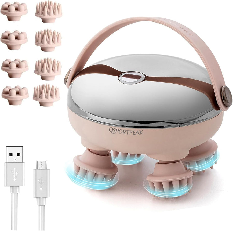 Waterproof Electric Scalp Massager Cordless Head Relaxation Hair Care