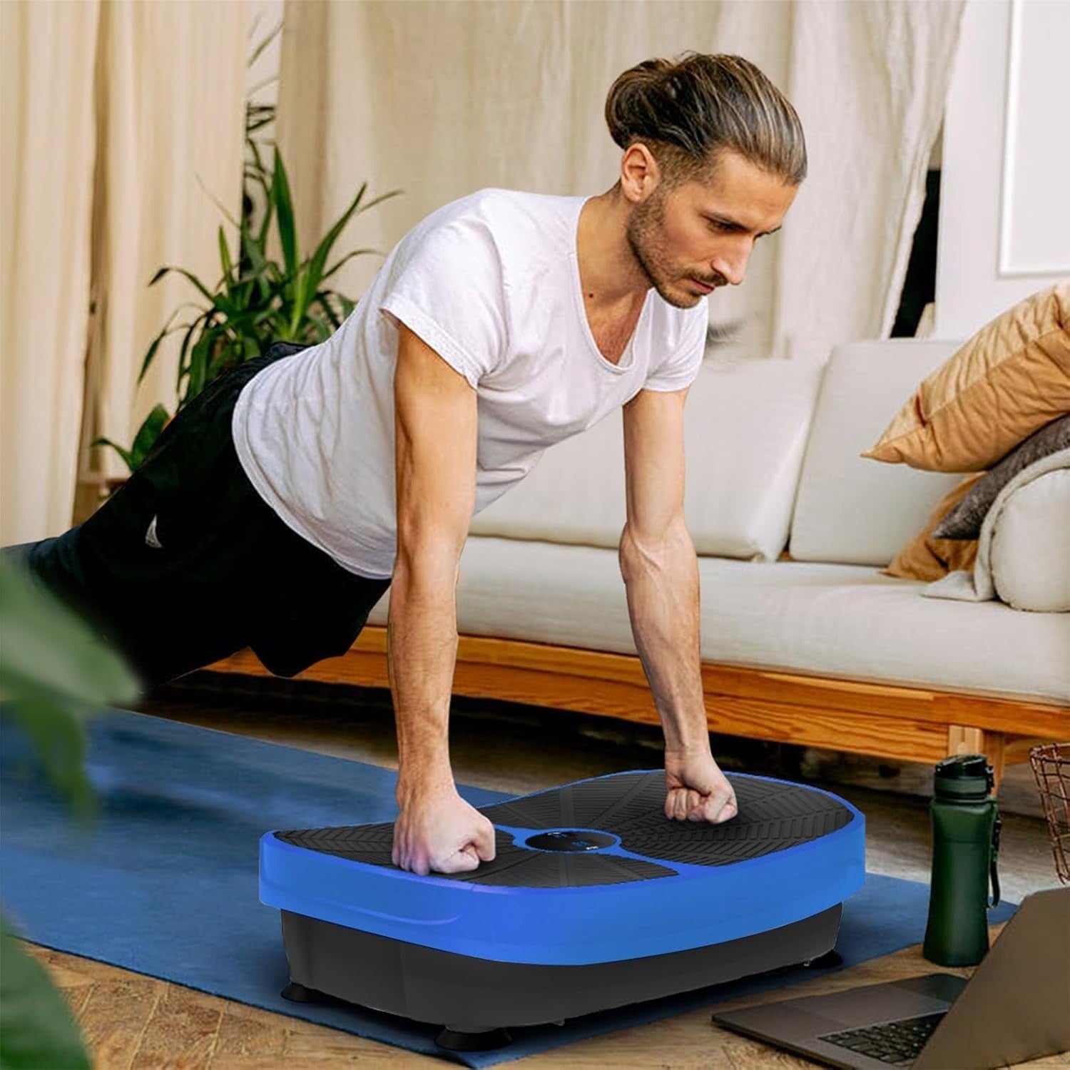 Vibration Plate Exercise Machine 99 Speeds Pain Relief Home Use