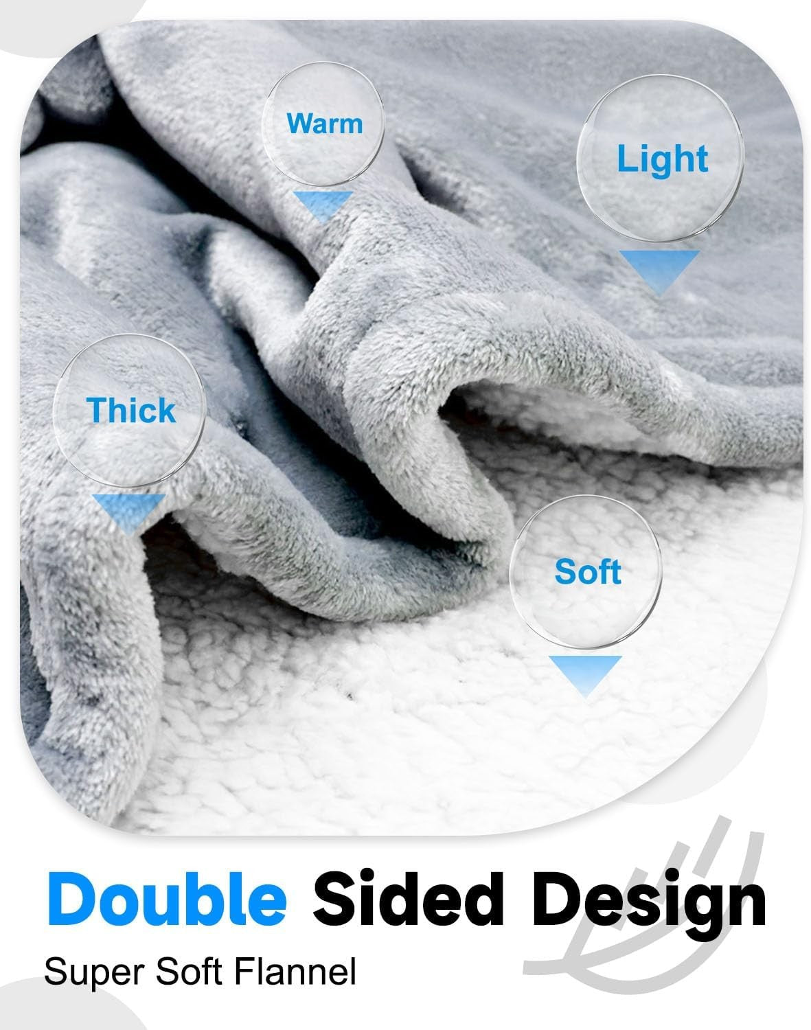 Electric Heated Throw Blanket 130x160cm 7 Heat LED Timer Washable Sofa Bed