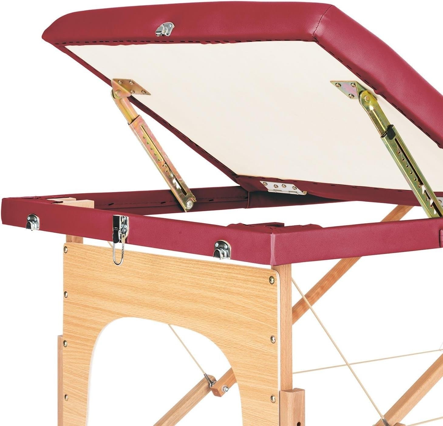 Stationary Massage Therapy Table Spa Bed With Adjustable Headrest Recline