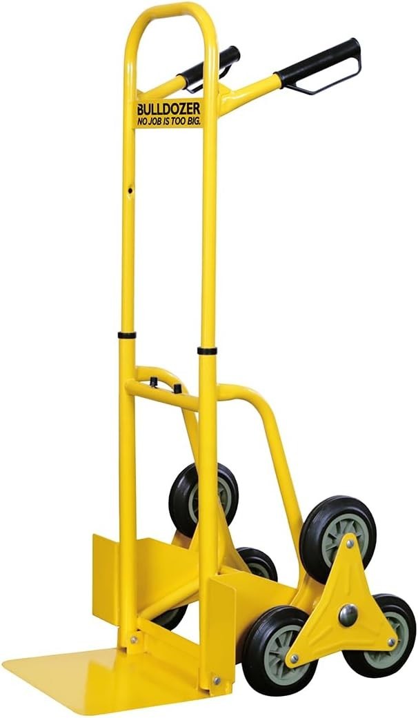 200kg Stair Climbing Hand Truck Tri Wheel Heavy Duty Steel Trolley