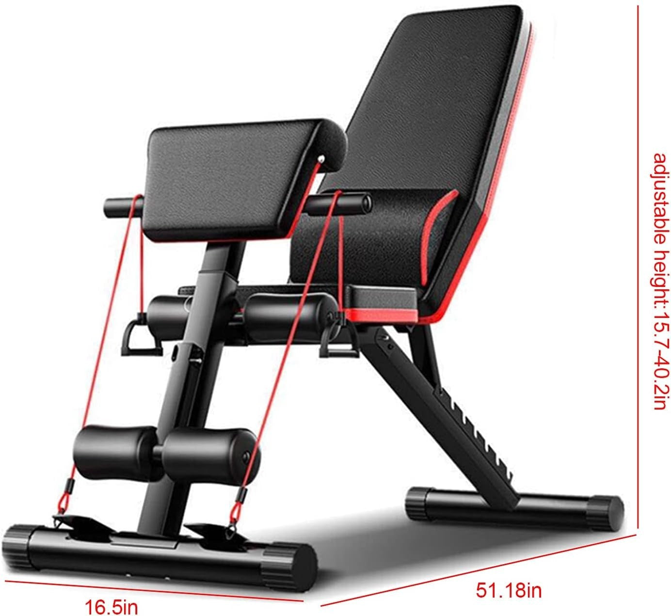 Adjustable Weight Bench Foldable 7-Position Strength Training Home Gym