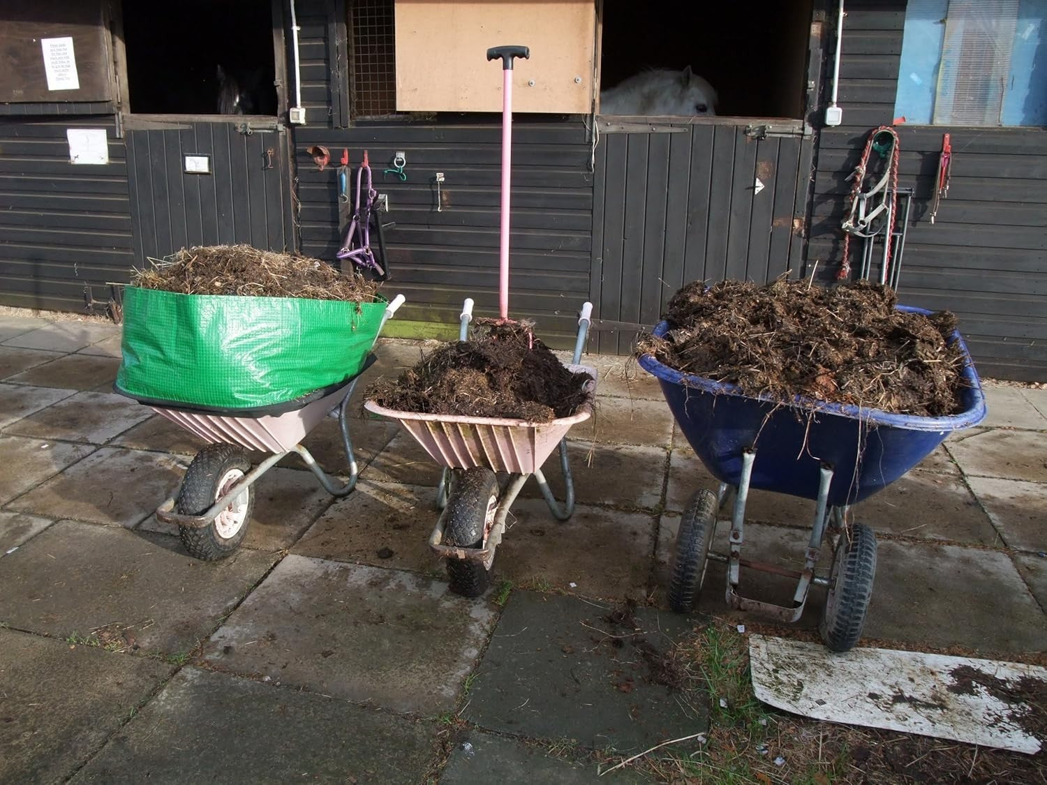 Wheelbarrow Booster Green – Increases Load 300% w/ Quick Fit for All Barrows