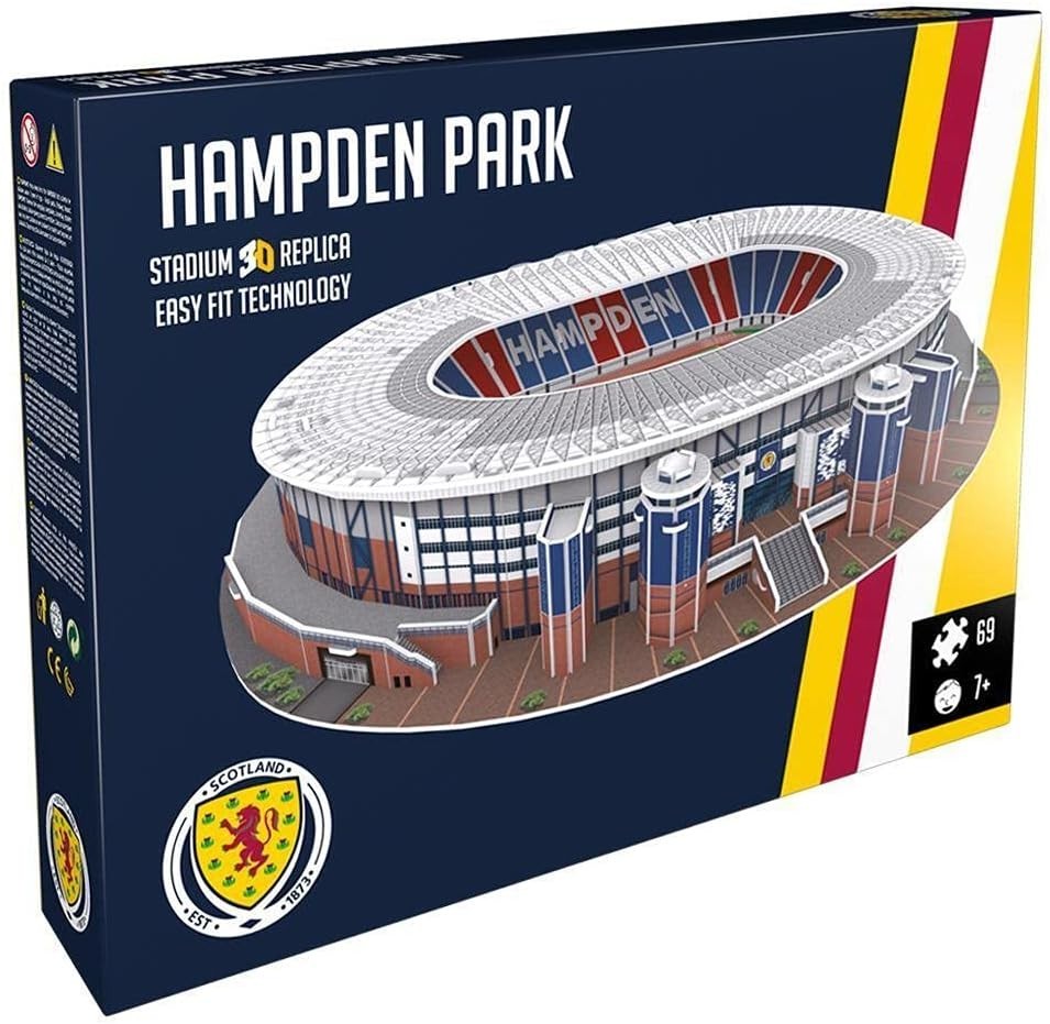 Hampden Park Stadium 3D Puzzle Model Kit Football Arena Building Set
