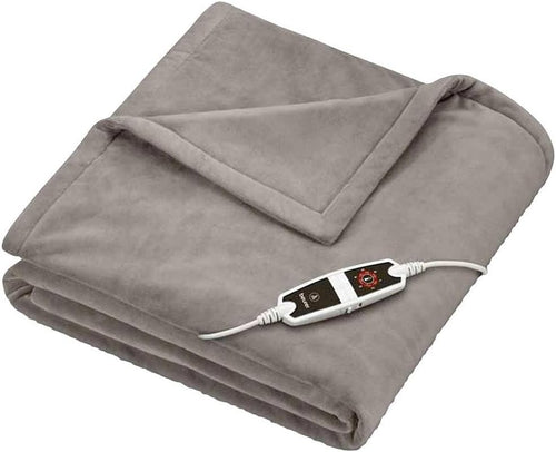 XXL Electric Heated Blanket 200x150cm Auto Shut Off Washable Soft Fleece