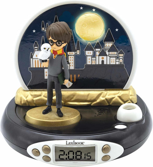 Wizard Kids Projector Alarm Clock Night Light Ceiling Time Sound Effects