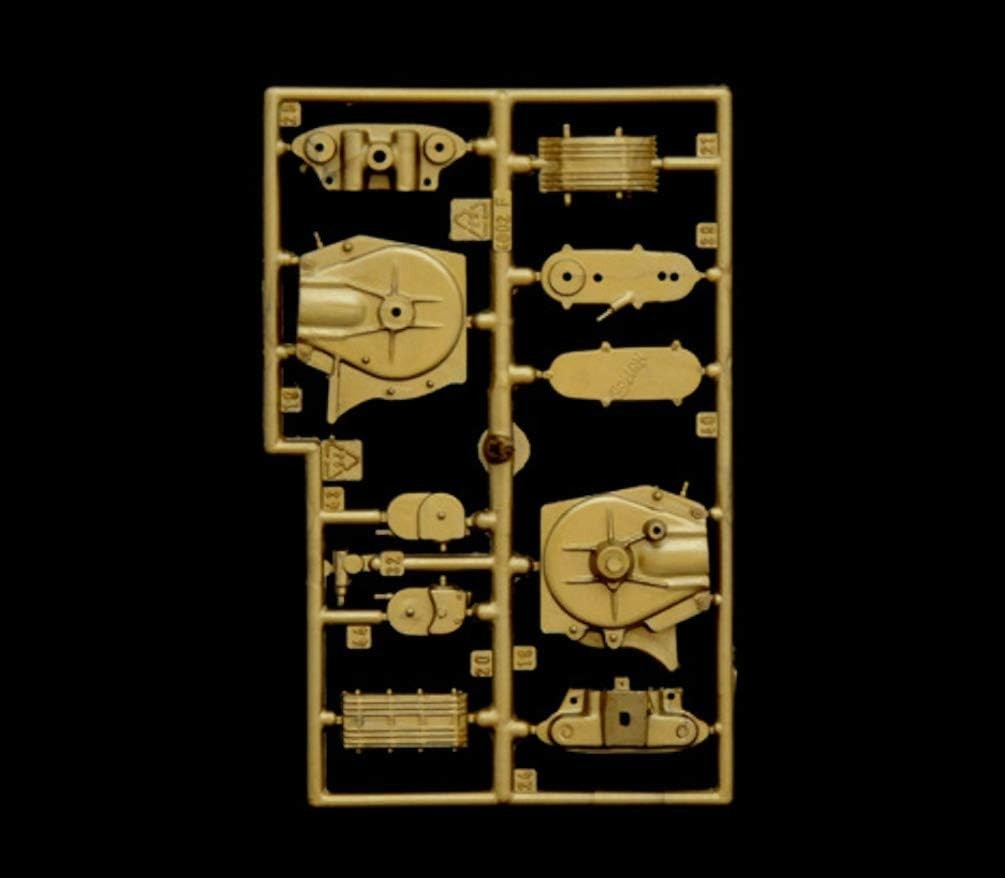 1:9 Scale Classic Racing Motorcycle Model Kit – 220mm Display Collectible