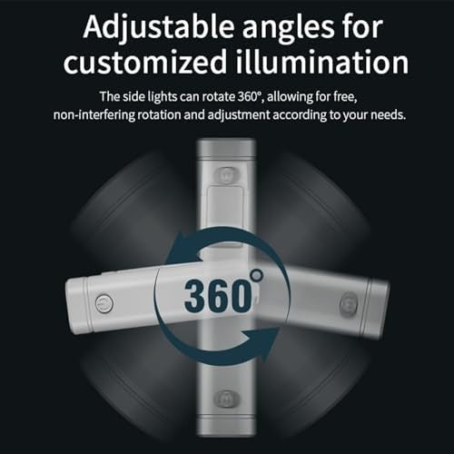 Drone Dual Searchlight for Mini 4 Pro – 360° Rotating Night Light, 4 Modes