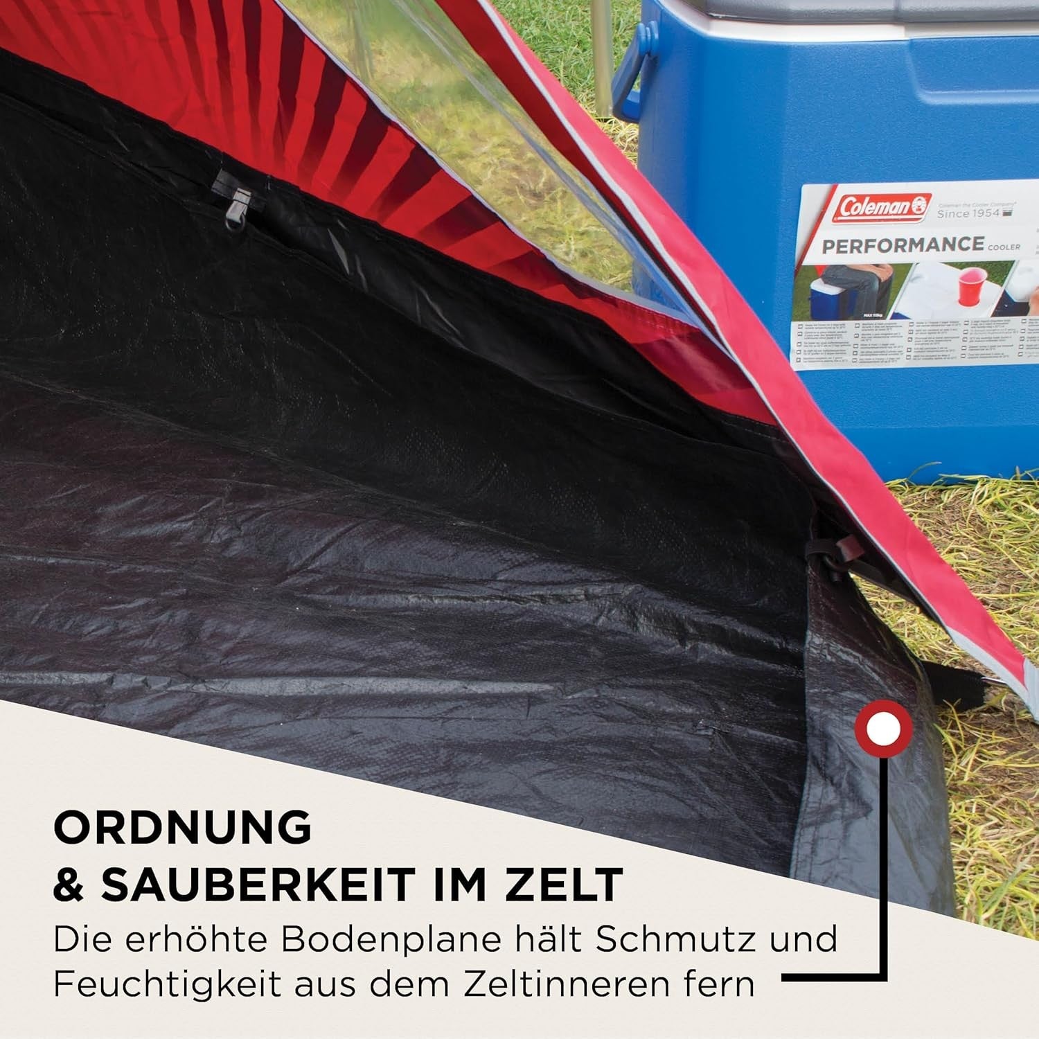 3-4 Man Blackout Festival Camping Tent 100% Waterproof Dome