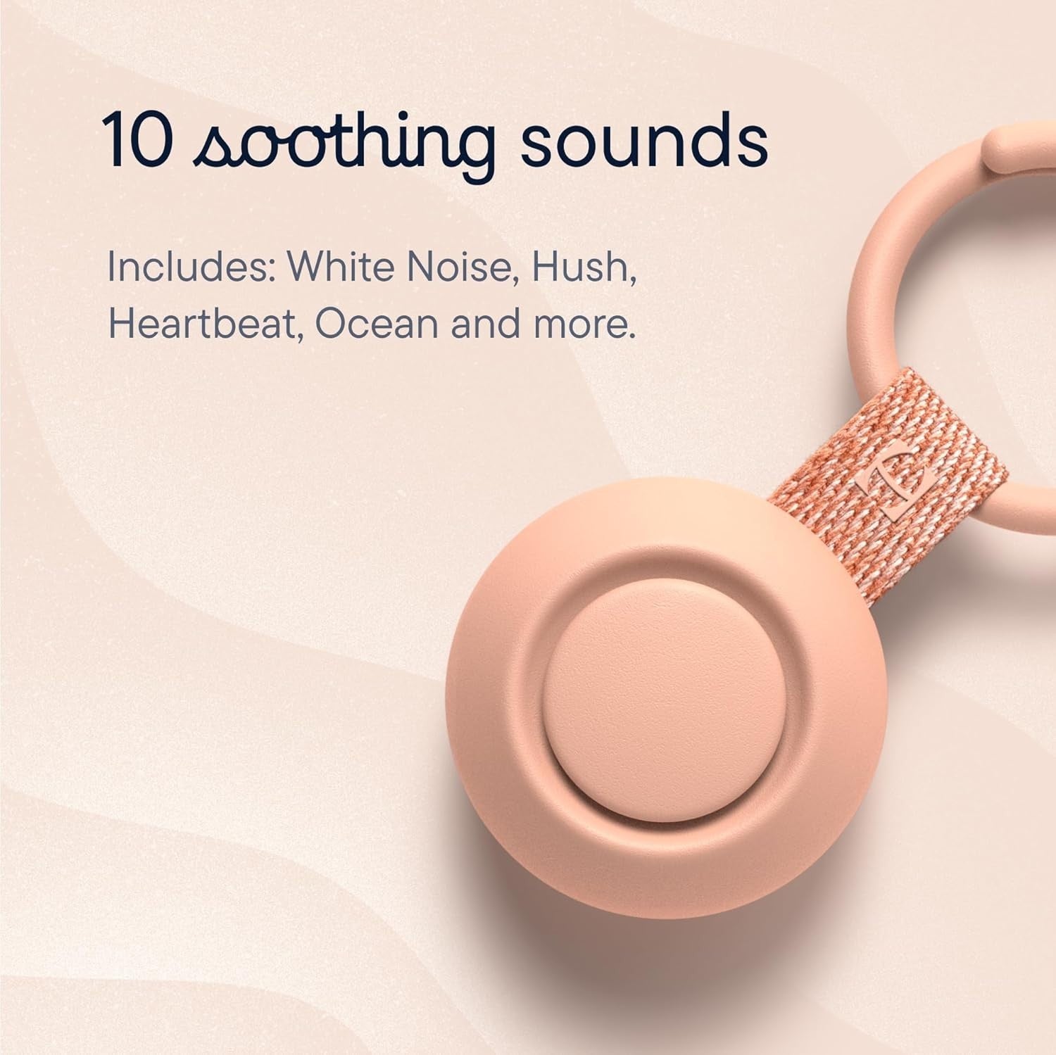 Portable White Noise Machine for Babies, 10 Soothing Sleep Sounds