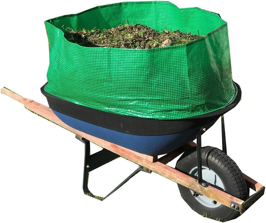 Wheelbarrow Booster Green – Increases Load 300% w/ Quick Fit for All Barrows