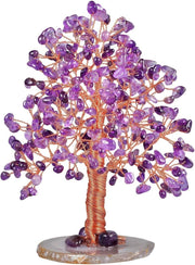 Rose Quartz Crystal Money Tree • Feng Shui Gemstone Decoration