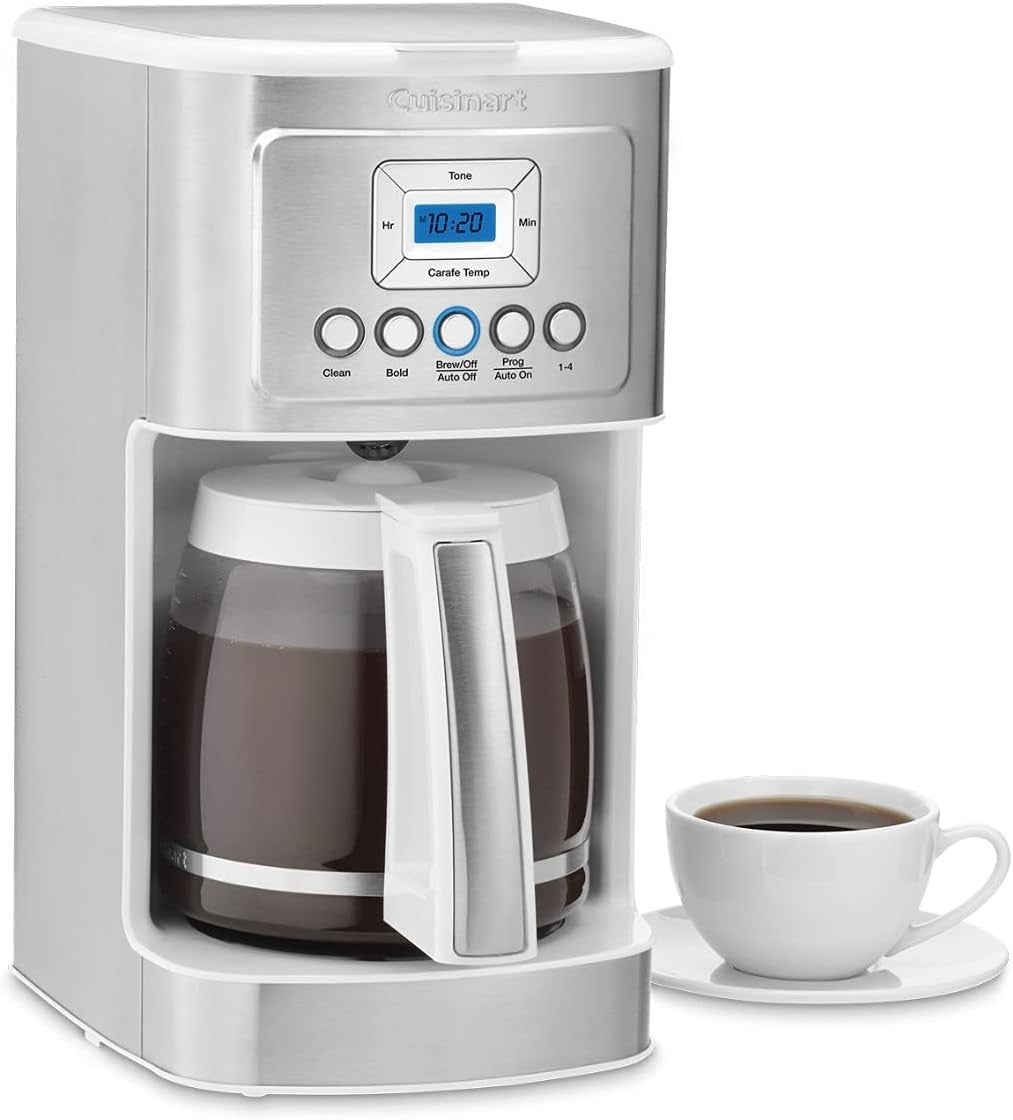 14 Cup Programmable Coffee Maker Hotter Brew Strength Control Steel Carafe