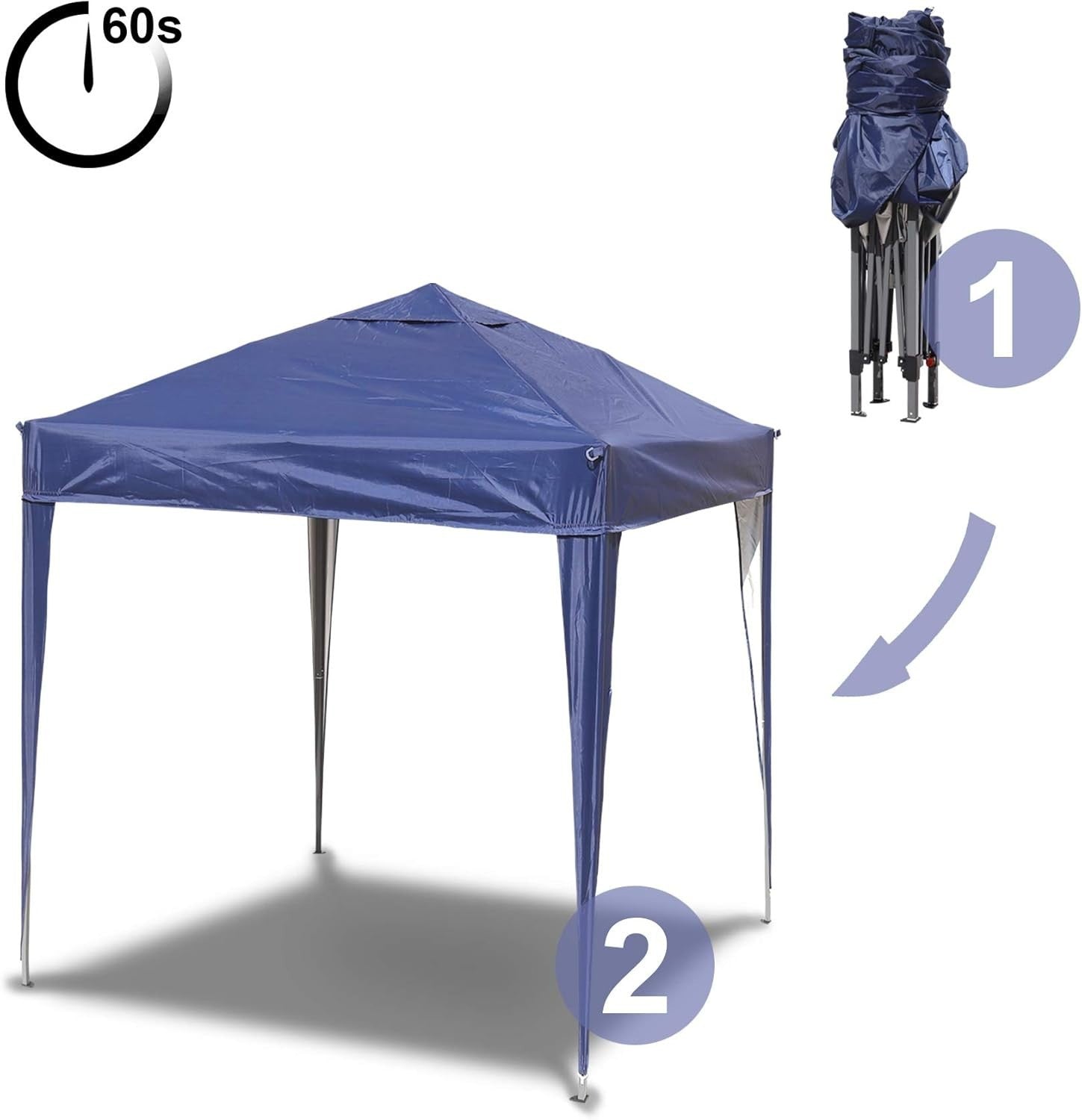 3x3M Pop Up Gazebo Heavy Duty Waterproof Outdoor Party Tent Blue