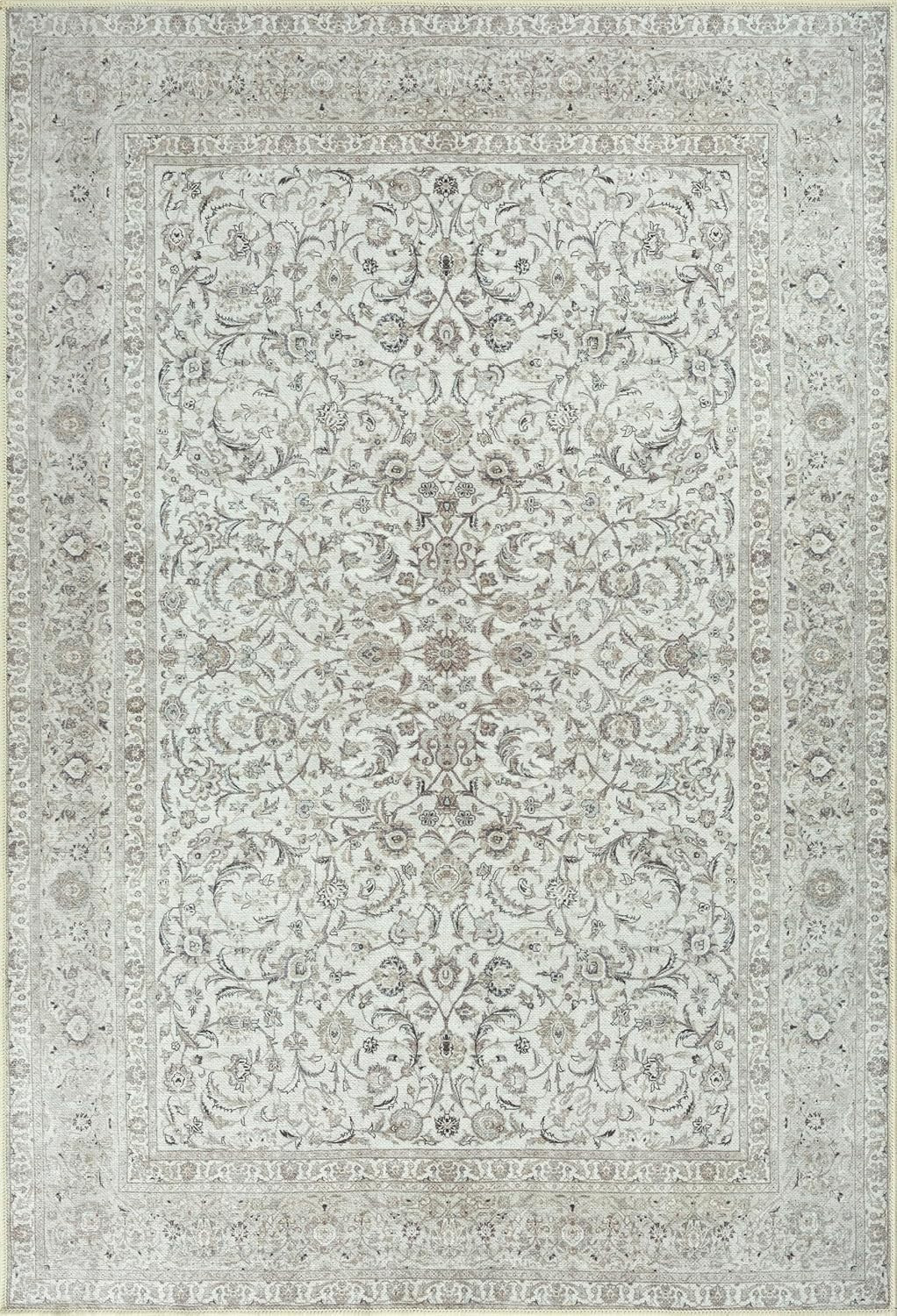 Washable Rug 80x150cm Non-Slip Soft Neutral Runner for Hallway Bedroom Office