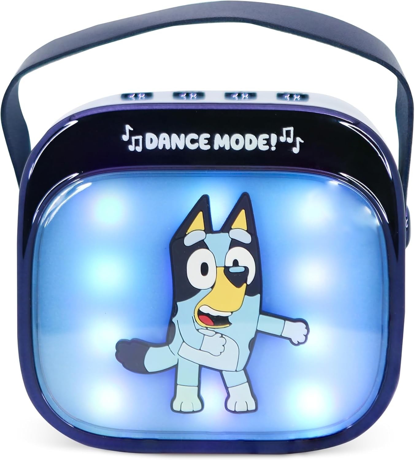 Kids Karaoke Machine Bluetooth Speaker LED Lights Mic Portable