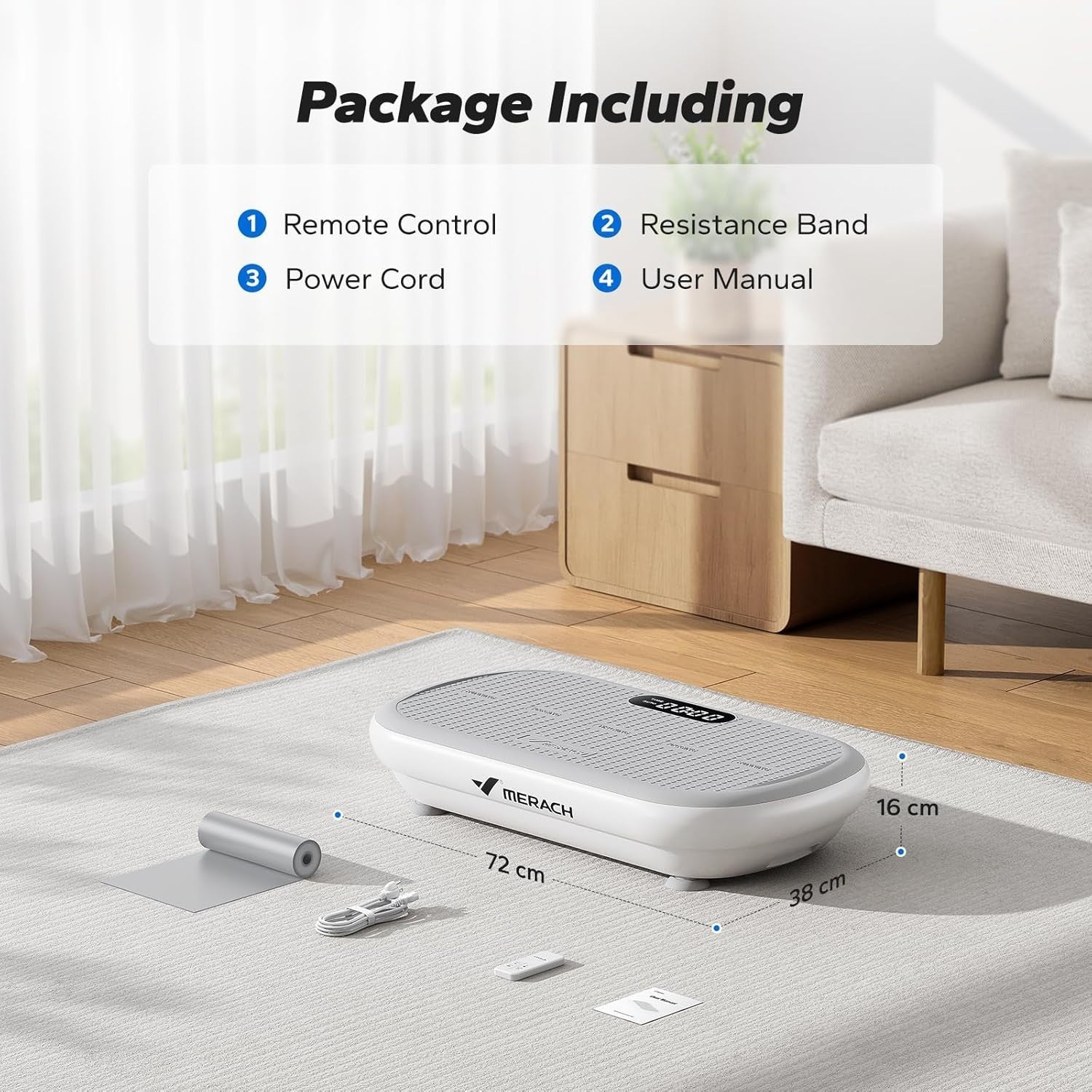 Large Amplitude Vibration Plate Exercise Machine 200KG Bluetooth Body Shaper