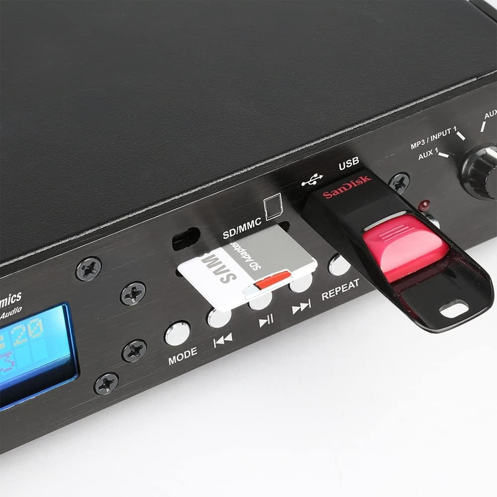 Power Dynamics PD PDC75 Multimedia Player Bluetooth USB FM Stereo Receiver
