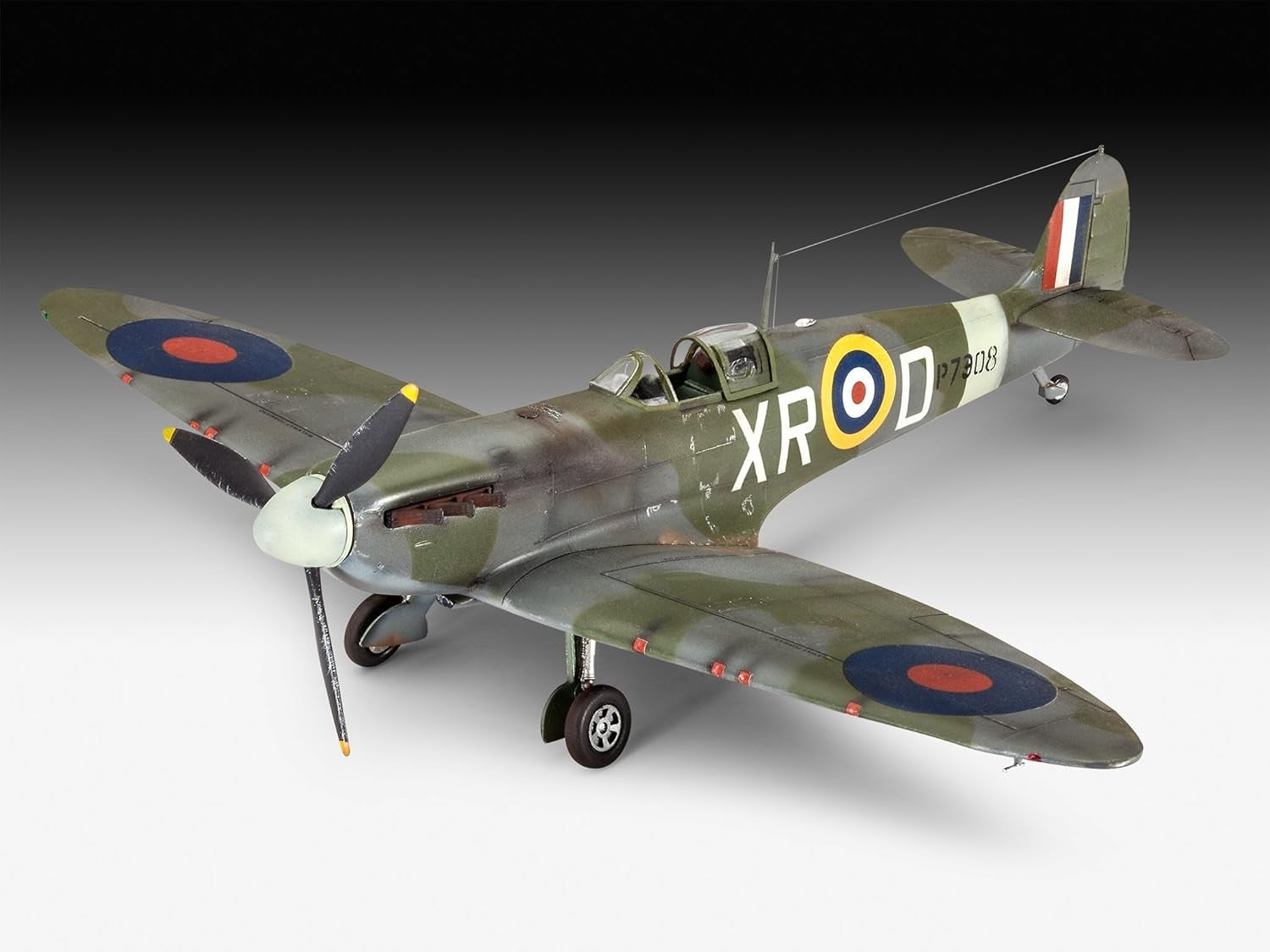 1:48 Spitfire Mk.II Fighter Model Kit WWII Aircraft Plane Build Set Toy