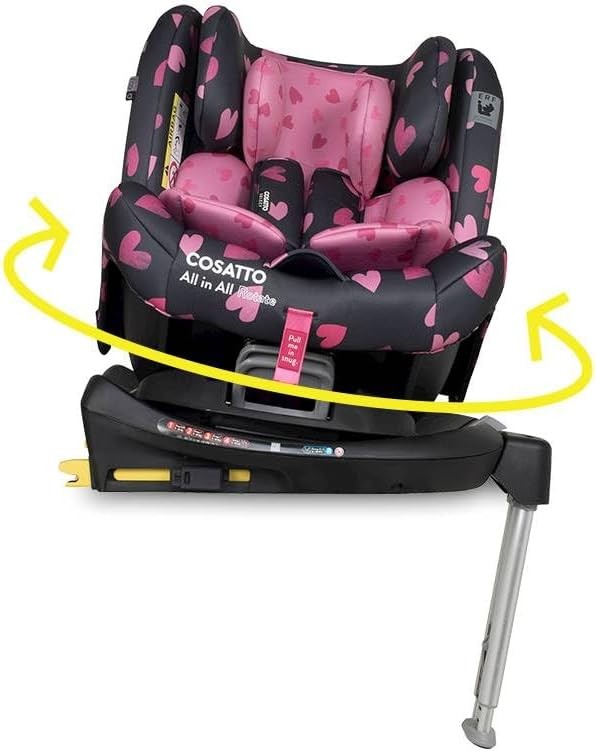 360° Swivel i-Size Car Seat ISOFIX 0–12 Years 0–36kg Spin & Side Impact