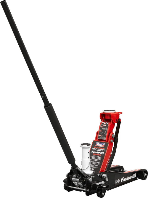 3 Ton Low Profile High Lift Trolley Jack Super High Reach Rocket Lift 98–770mm