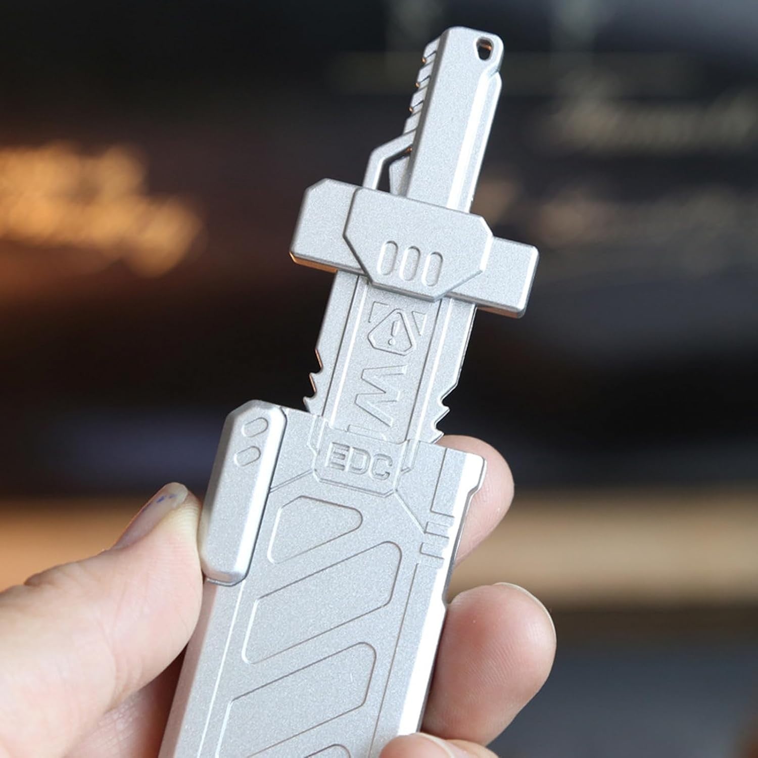 Metal Sword Fidget Slider Clicker Silent Stress Relief EDC