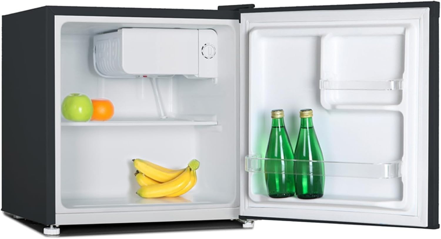 46L Mini Fridge Tabletop Drinks Cooler Adjustable Shelves Low Noise