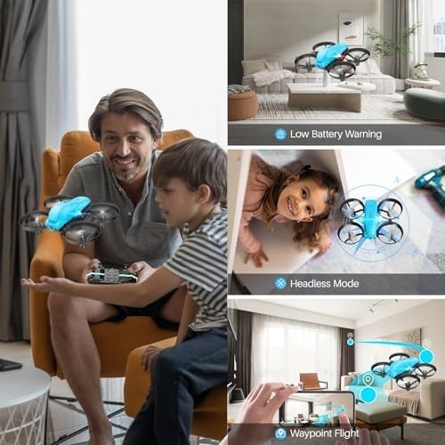 720P HD Drone Quadcopter Kids Beginners WiFi Camera Altitude Hold RC