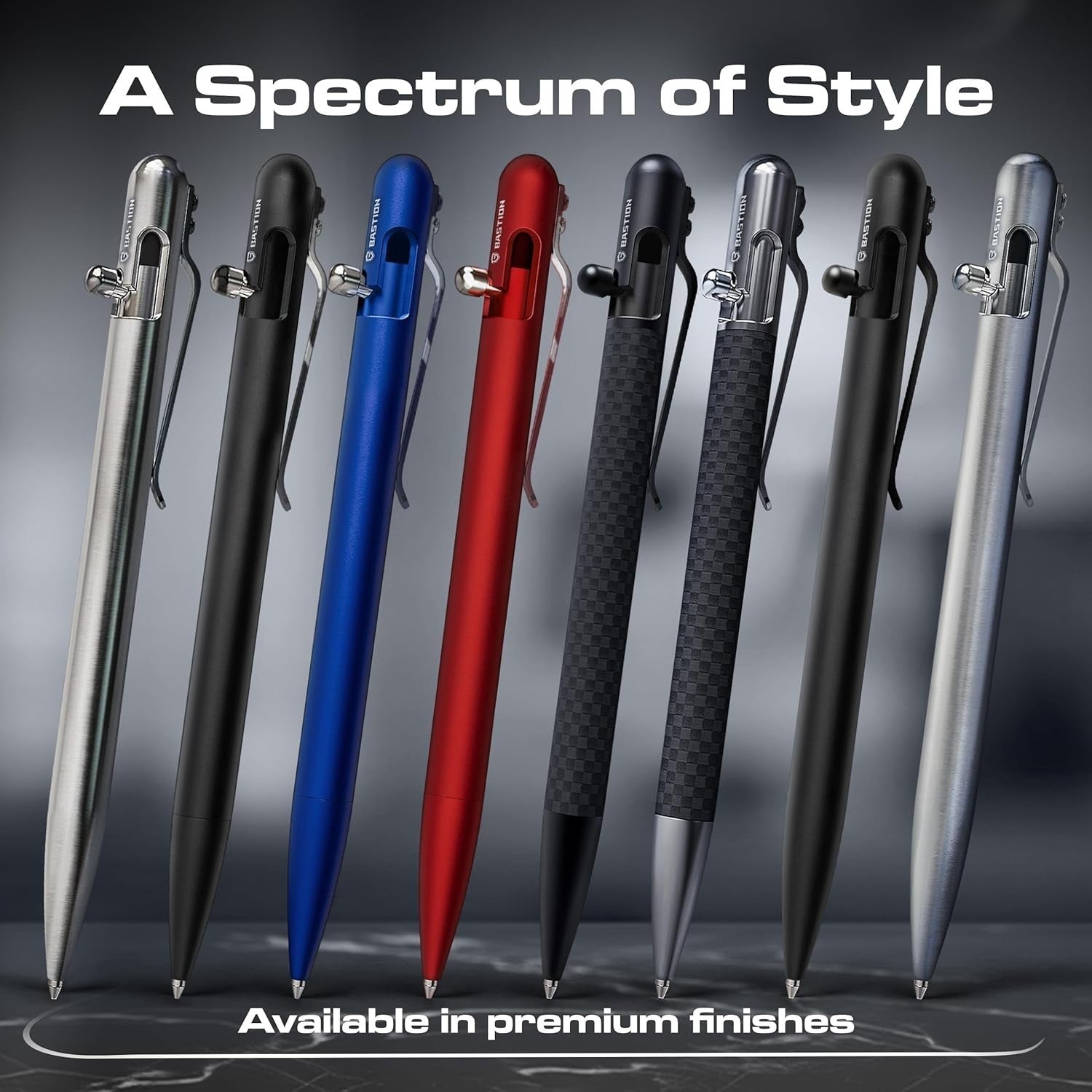 Luxury Slim Purple Ballpoint Pen – Aluminium, Bolt Action, Gift Ready