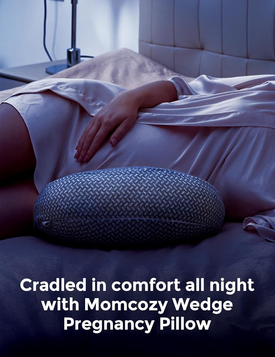 W Shaped Pregnancy Pillow Adjustable Support Back Hip Belly Pain Relief