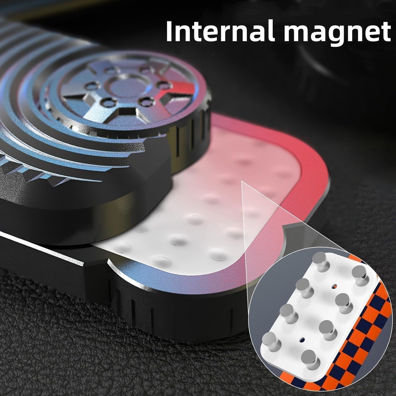 Metal Magnetic Fidget Slider Stress Relief ADHD Sensory EDC Toy