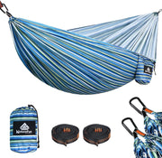 Camping Hammock 300kg Load Ultra-Light Quick-Dry Portable w/ Straps & Clips
