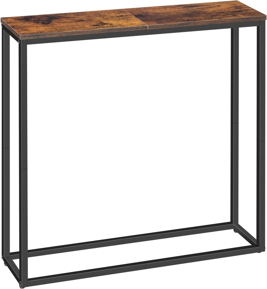 Slim Narrow Console Table with Adjustable Feet for Small Spaces