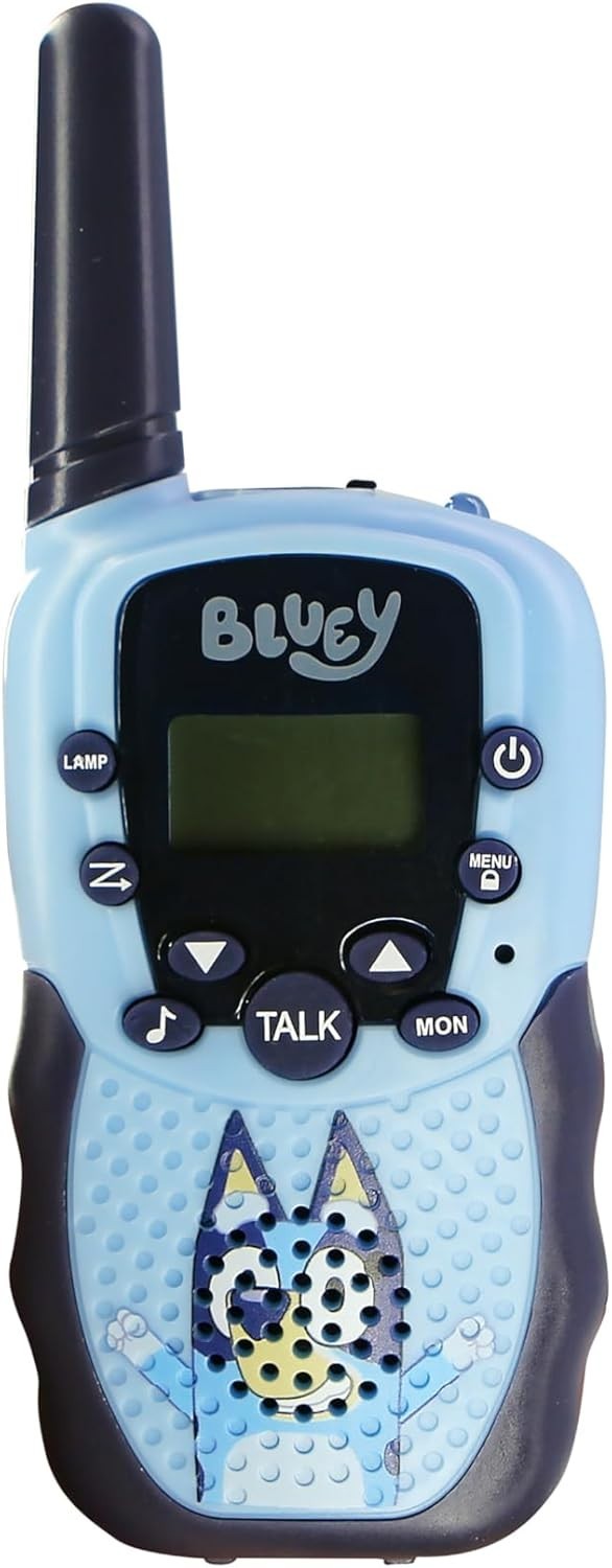 Bluey Walkie Talkies Rechargeable 2 Pack VOX Flashlight Kids Radio